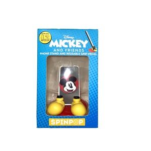 SpinPop Mickey Mouse Mickey and Friends Phone Stand and Reusable Grip Decal